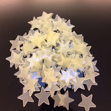 Load image into Gallery viewer, 100pcs/bag 3cm Glow in Dark Toys Luminous Star Stickers Bedroom Sofa Fluorescent Painting Toy PVC Stickers for Kids Room