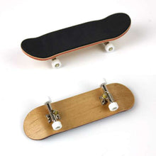 Load image into Gallery viewer, Wooden Fingerboard Professional Finger SkateBoard Wood Basic Fingerboars With Bearings Wheel Foam Tape Set Finger Skateboards