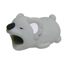 Load image into Gallery viewer, 1Pcs Cute Cable Bite Animals Protector For Android Iphone Charging Cord Cable Buddies Cartoon Cable Biter Phone Holder Accessory