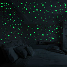 Load image into Gallery viewer, 450/500pcs/set Luminous Star Dot Stickers Children Bedroom Fluorescent Painting Toy PVC Glow in Dark Toys Kids Room Decorations