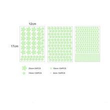 Load image into Gallery viewer, 450/500pcs/set Luminous Star Dot Stickers Children Bedroom Fluorescent Painting Toy PVC Glow in Dark Toys Kids Room Decorations