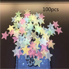Load image into Gallery viewer, 450/500pcs/set Luminous Star Dot Stickers Children Bedroom Fluorescent Painting Toy PVC Glow in Dark Toys Kids Room Decorations