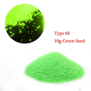 10g Luminous Sand Glow In The Dark Party DIY Bright Paint Star Wishing Bottle Fluorescent Particles Toys Drop Shipping