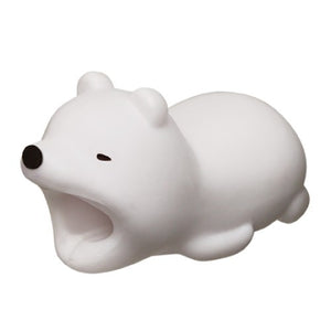 1pcs Cute Animals Usb Charger Cable Bite Protector for Iphone Andriod USB Cable Charger Protector