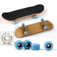 Load image into Gallery viewer, Wooden Fingerboard Professional Finger SkateBoard Wood Basic Fingerboars With Bearings Wheel Foam Tape Set Finger Skateboards